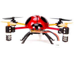 Side view of 6043 LadyBug 4 Channel Quadrotor 2.4GHz Radio Control Micro 4 Axis Aircraft with Gyro from SanLianHuan
