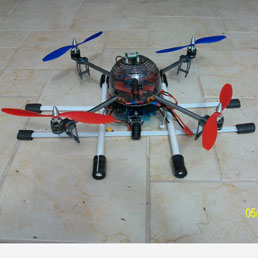 Our Quadcopter in Testing